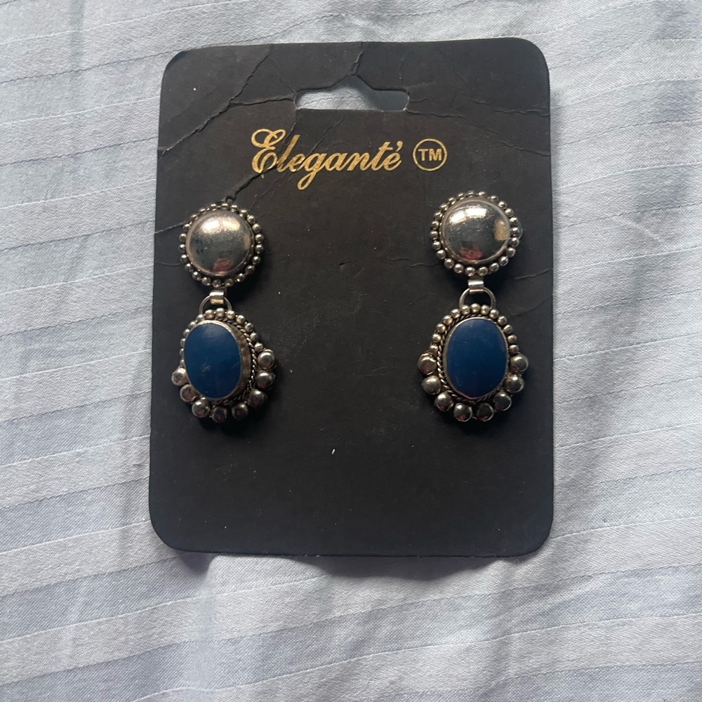 Blue Vintage Earrings